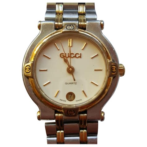 vintage gucci quartz watch|authentic vintage gucci watch.